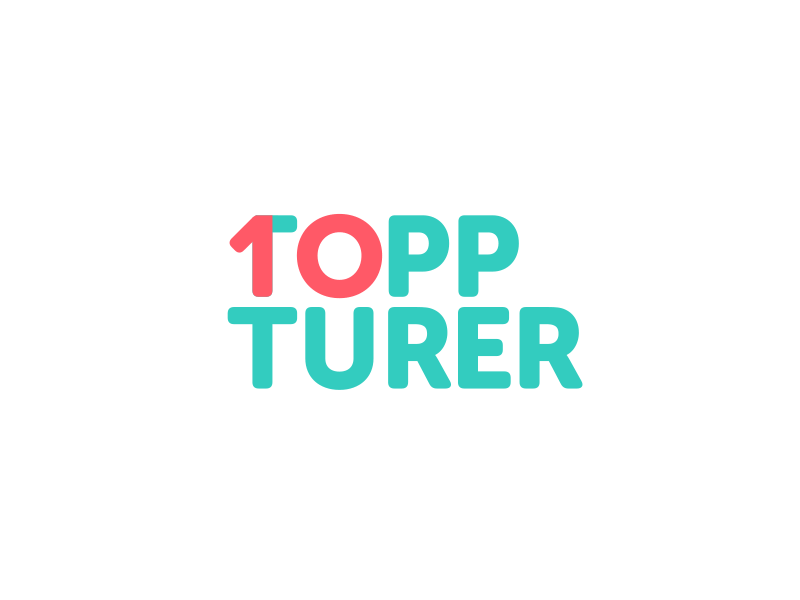 Top 10 Tours 10 2d animation flat infinite logo logotype loop ten top vector
