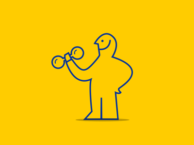 IKEA-man 2d animation flat ikea infinite loop man sweden vector