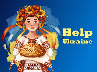Tamu Bakery Help Ukraine branding design graphic design help ukraine ui ux website