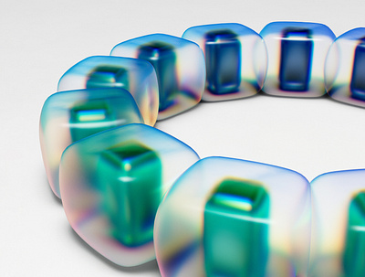 3D Therapy™ / _000007 3d cinema 4d geometric glass iridescent redshift render