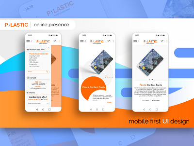 Plastic UI design app branding design icon logo mobile app mobile ui typography ui ux vector