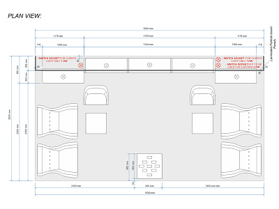 Plan view exhibition booth London 2020