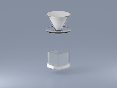 Too much coffee 3D 3d animation blender coffee illustration isometric lighting lowpoly overflow pourover too much