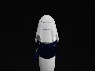 SpaceX Dragon 3d blender dragon illustration lighting spacex