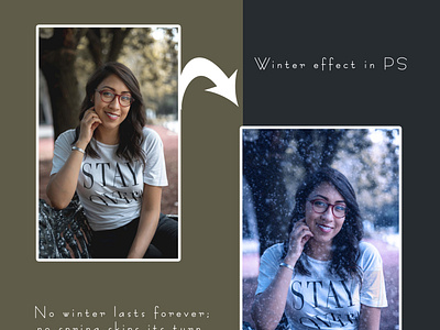 Summer to winter photoshop effect By Shree Bhattacharya