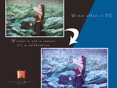 Summer to winter photoshop effect By Shree Bhattacharya 2