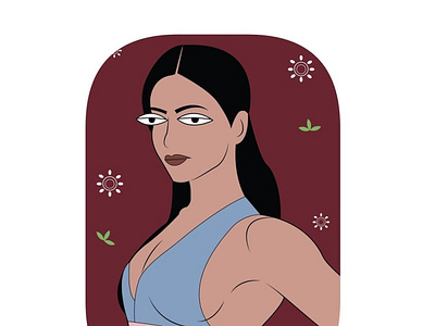 Jamini Roy Style Painting Illustration By Shree Bhattacharya animation app art brand branding character design identity illustration illustrator vector