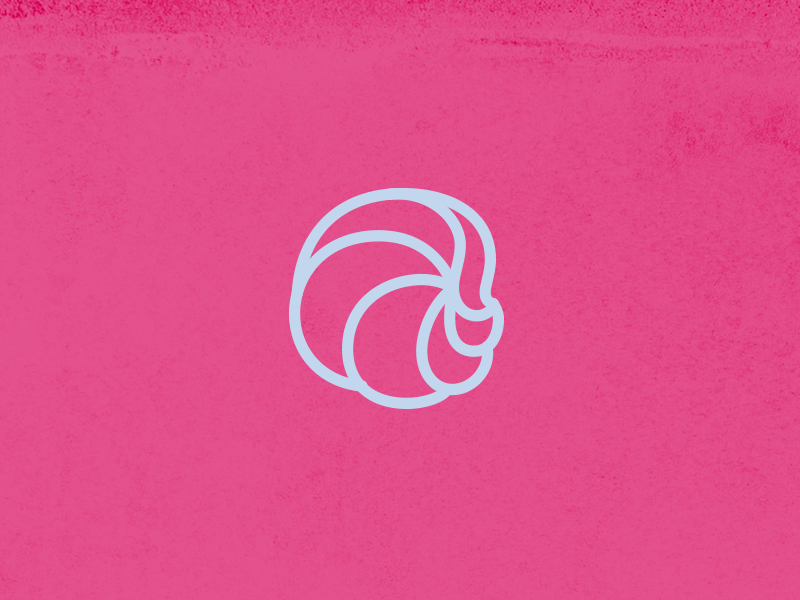 Coralinda symbol evolution animation brand coralinda gif marca pink plau symbol