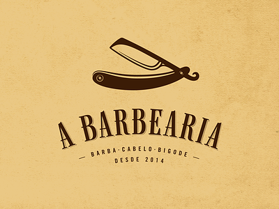 A Barbearia - Final barbearia barber barber shop brown custom type old serif shave tipografia type vintage