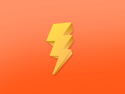 Bolt icon 3d bolt icon illustrator raio