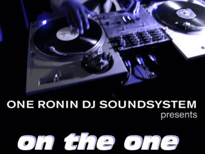 One Ronin Flyer design dj flyer one ronin photography print promotion