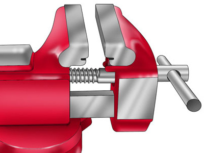 Bench Vise homewarehouse illustration technical illustration tool tools vise