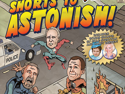 Original Illustrated Cover for Shorts to Astonish