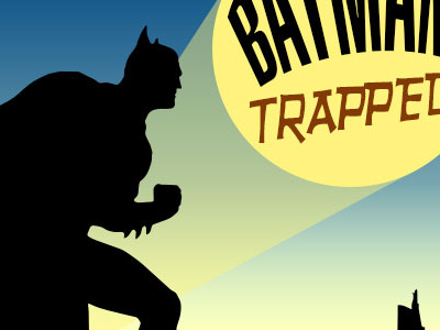 Batman: Trapped! batman design illustration mst3k rifftrax vector