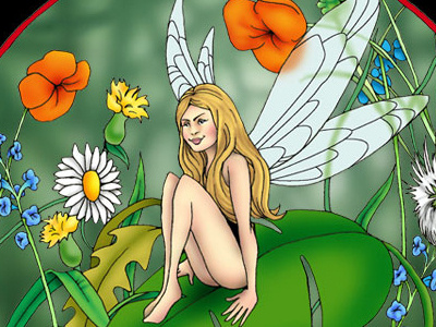Faerie drawing fairie fairy fantasy illustration