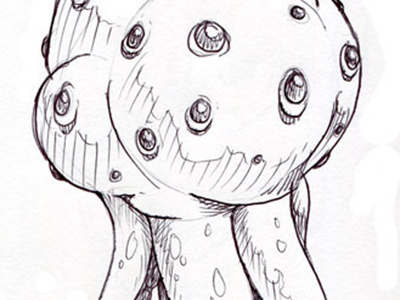 Cthulhus Minion alien concept concept illustration creature cthulhu demon fantasy horror illustration monster sketch