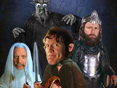 RiffTrax: Lord of the Rings - Return of the King design hobbit lord of the rings lotr mst3k photo manipulation rifftrax