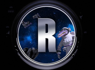 R is for Roller Gator design mst3k rifftrax ui