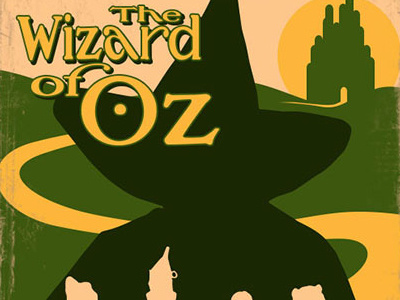 Wizard of Oz design illustration mst3k oz rifftrax vector wizard of oz