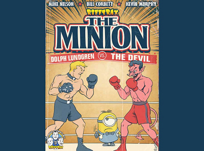 The Minion for RiffTrax cartoon devil drawing illustration mst3k rifftrax satan