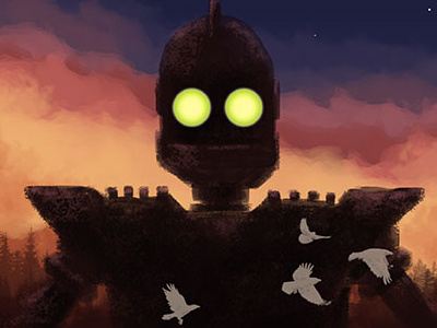 Iron Giant daily doodle digital painting iron giant robot sketch dailies sketch dailies