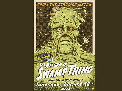 RiffTrax Live: The Return of Swamp Thing drawing illustration mst3k rifftrax swamp thing swampthing