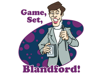 Game, Set, Blandford! drawing illustration mst3k rifftrax