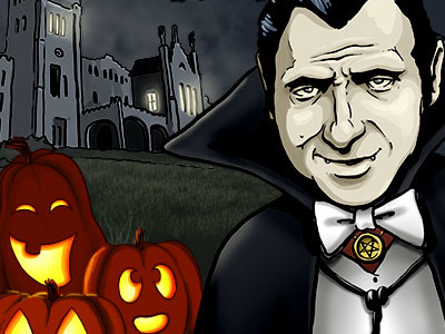 The Night Dracula Saved the World design dracula halloween illustration judd hirsch mst3k rifftrax