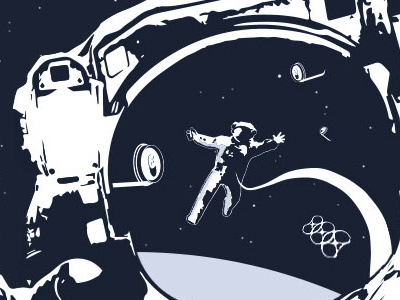 Gravity astronaut astronauts design gravity illustration mst3k rifftrax space vector