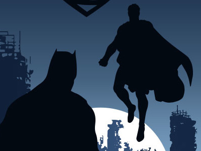 Batman V. Superman batman design illustration mst3k rifftrax superman vector