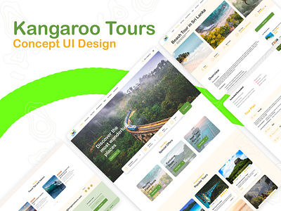 Kangaroo Tours UI Design
