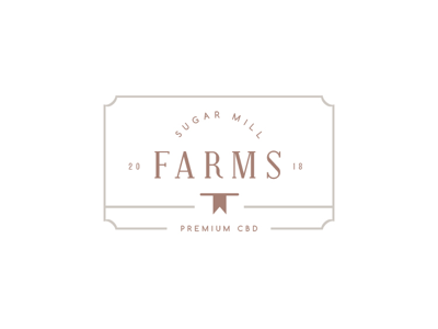 Sugar Mill Farms brand identity branding cbd health identity design logo designs logos premium wellness