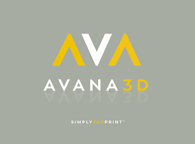 Avana3D — Simply Tap Print™ branding icon logo typography
