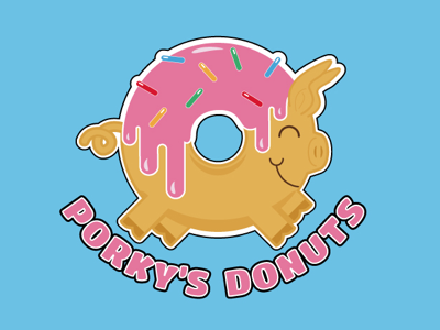 Porky’s Donuts logo