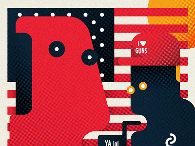 Ban Vapes Detail 1 america guns illustator illustration juul political vape vapes vector vector art