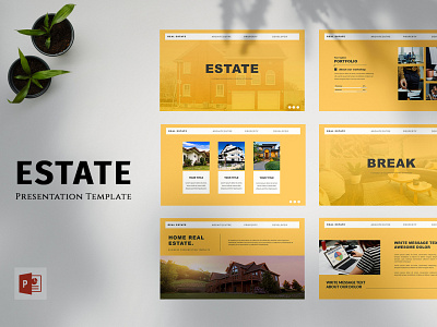 Estate - PPT Template Graphic graphic design keynote ppt presentation template