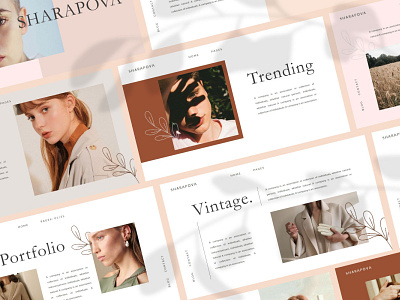 SHARAPOVA Presentation template