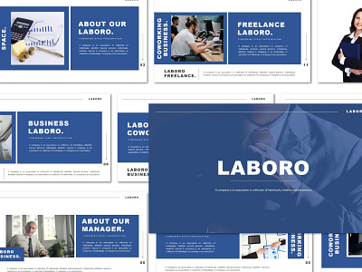 LABORO – Frelancer Presentation Template branding graphic design keynote ppt presentation template