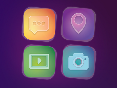 Dynamic Flat Icon Set