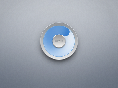 Simple Browser Rebound 3d browser clean gradient icon loading musical offering rebound smartisan os spinner ui web