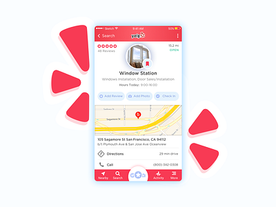 Yelp Business Page