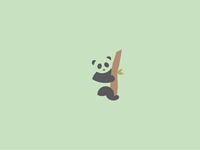 Panda Logo animallogo branding design flat icon illustration illustrator logo logo design logodesign logodesignchallenge logodesigner logozoo minimal panda bear panda logo vector