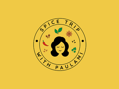 Color version of the Logo for Spice Trip With Paulami brand identity branding design illustration illustrator logo logodesign ui