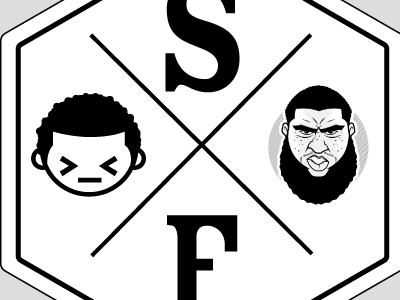 Squint and Fury Logo identity logo