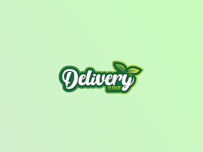 Logo for Online Grocery Store Web App - Delivery Dine anzy designs anzydesigns branding graphic design kasargod logo logodesign ui vector webapp webdesign website