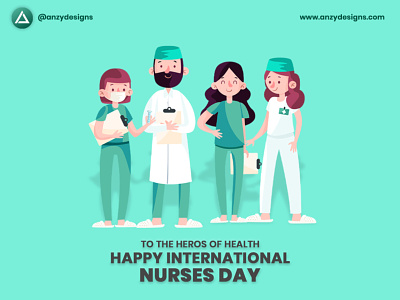 Happy International Nurses Day - Anzy Designs