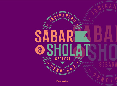 Islamic Typography design graphic design illustration tracing vector