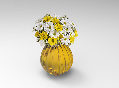 3D Flower Vase design