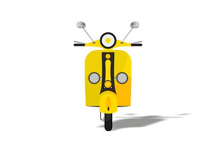 Vector Scooter graphic design illustration vector scooter