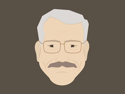 Family Illustrations - Dad dad face family father illustration man mustache old man person vector